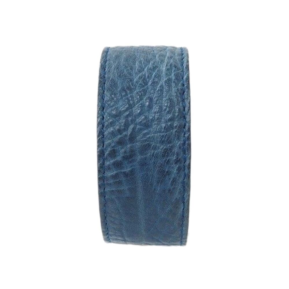 Yves Saint Laurent Blue Leather Bracelet